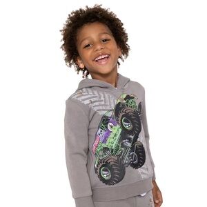 Monster Jam Grave Digger Toddler Boy's Hoodie